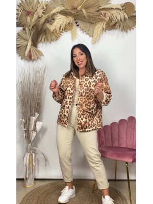 Chaqueta leopardo