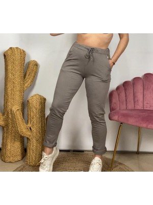 Pantalón deportivo taupe