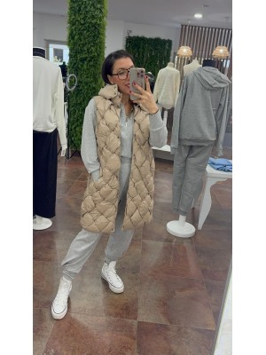 Chaleco beige