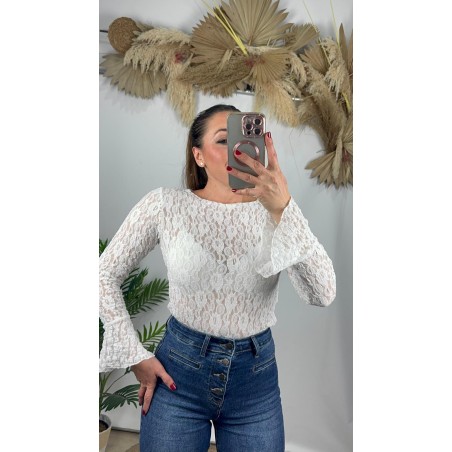 Camiseta encaje