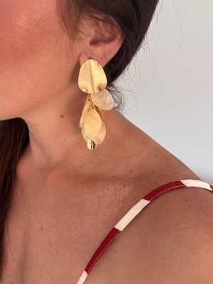Pendientes hojas