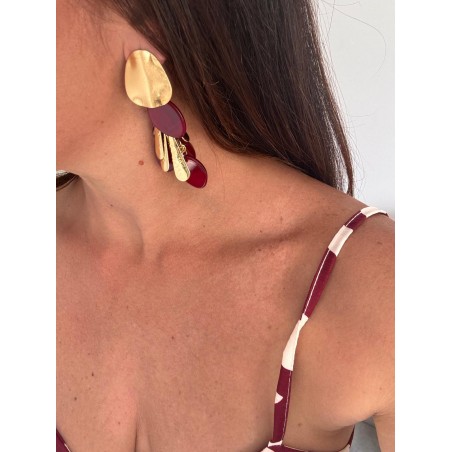 Pendientes hojas