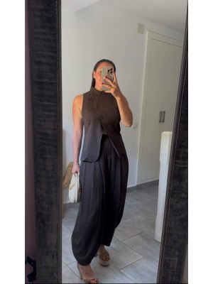 Conjunto Zara marrón chocolate