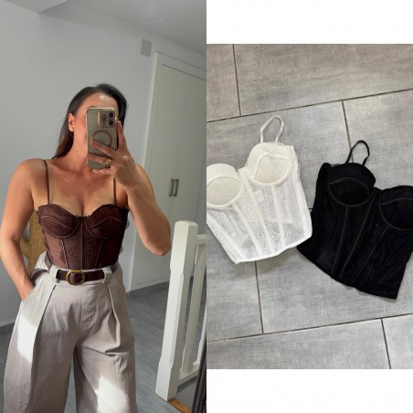 Corset encaje